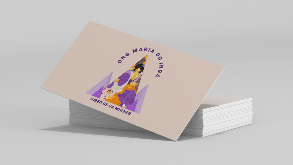 Cartão de visitas com a logotipo 